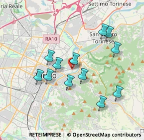 Mappa Corso Brianza, 10153 Torino TO, Italia (3.45167)