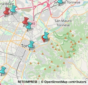 Mappa Corso Brianza, 10153 Torino TO, Italia (6.60083)