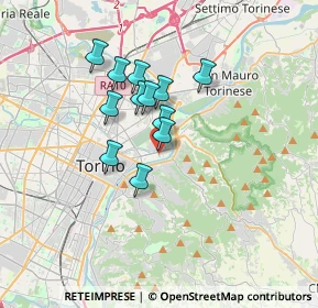 Mappa Corso Brianza, 10153 Torino TO, Italia (2.58333)