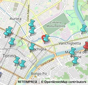 Mappa Via Nicolò Tommaseo, 10153 Torino TO, Italia (1.35143)