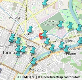 Mappa Via Nicolò Tommaseo, 10153 Torino TO, Italia (1.165)