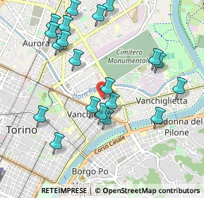 Mappa Via Nicolò Tommaseo, 10153 Torino TO, Italia (1.081)