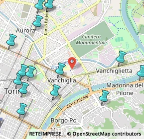 Mappa Via Nicolò Tommaseo, 10153 Torino TO, Italia (1.47133)