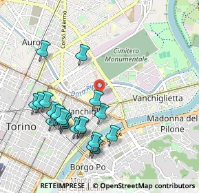 Mappa Via Nicolò Tommaseo, 10153 Torino TO, Italia (1.037)