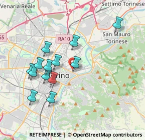 Mappa Via Nicolò Tommaseo, 10153 Torino TO, Italia (3.63769)