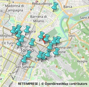 Mappa Via Nicolò Tommaseo, 10153 Torino TO, Italia (1.759)