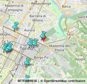 Mappa Via Nicolò Tommaseo, 10153 Torino TO, Italia (2.98083)