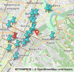 Mappa Via Nicolò Tommaseo, 10153 Torino TO, Italia (2.088)