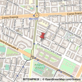Mappa Via Goffredo Casalis, 72, 10138 Torino, Torino (Piemonte)