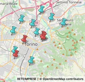 Mappa Via Cossila, 10153 Torino TO, Italia (3.83846)