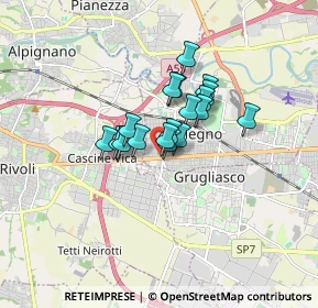 Mappa 10098 Torino TO, Italia (1.025)