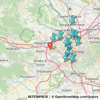 Mappa 10098 Torino TO, Italia (6.99636)