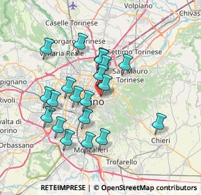 Mappa Via Faà di Bruno, 10153 Torino TO, Italia (6.522)