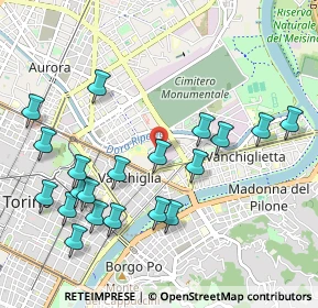 Mappa Via Giorgio Pallavicino, 10153 Torino TO, Italia (1.118)