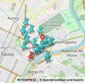 Mappa Via Giorgio Pallavicino, 10153 Torino TO, Italia (0.6815)