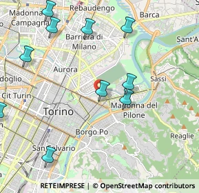 Mappa Via Faà di Bruno, 10153 Torino TO, Italia (2.60455)