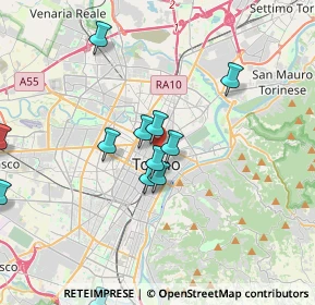 Mappa Via Cappel Verde, 10122 Torino TO, Italia (4.57)