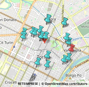 Mappa Via Cappel Verde, 10122 Torino TO, Italia (0.83)