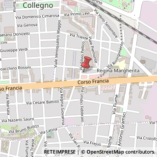 Mappa Via Risorgimento, 1, 10093 Collegno, Torino (Piemonte)