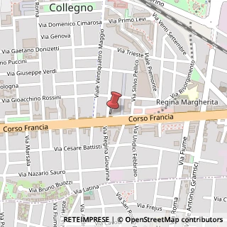 Mappa Corso Francia, 188, 10093 Collegno, Torino (Piemonte)