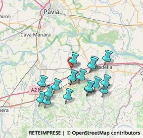 Mappa Via Roma, 27041 Barbianello PV, Italia (6.58944)