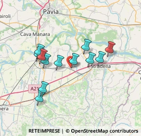 Mappa Via Roma, 27041 Barbianello PV, Italia (6.225)
