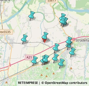 Mappa Via Roma, 27041 Barbianello PV, Italia (3.95471)