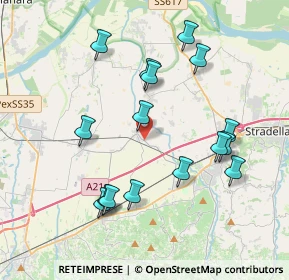 Mappa Via Roma, 27041 Barbianello PV, Italia (3.9525)