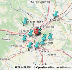 Mappa Via Antonio Fabro, 10122 Torino TO, Italia (8.46214)