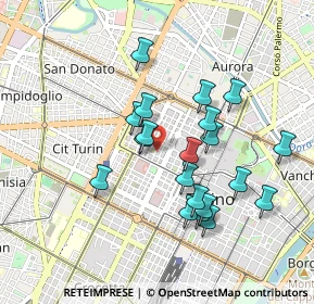 Mappa Via Antonio Fabro, 10122 Torino TO, Italia (0.8335)