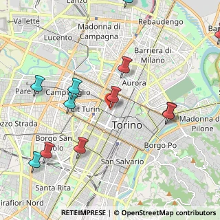 Mappa Via Antonio Fabro, 10122 Torino TO, Italia (2.56167)