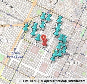 Mappa Via Antonio Fabro, 10122 Torino TO, Italia (0.378)