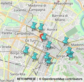 Mappa Via Antonio Fabro, 10122 Torino TO, Italia (1.78636)