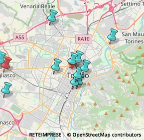 Mappa Via Antonio Fabro, 10122 Torino TO, Italia (4.41286)