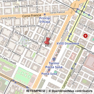 Mappa Via Duchessa Jolanda,  8, 10138 Torino, Torino (Piemonte)