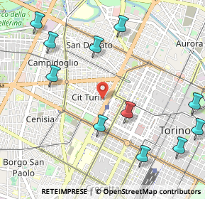 Mappa Via Duchessa Jolanda, 10135 Torino TO, Italia (1.31636)