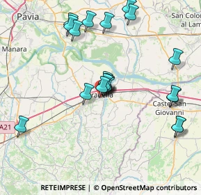 Mappa Via Filippo Turati, 27049 Stradella PV, Italia (7.78)