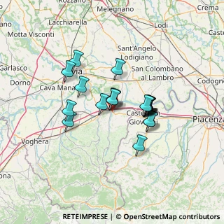 Mappa Via Fratelli Cervi, 27049 Stradella PV, Italia (10.145)