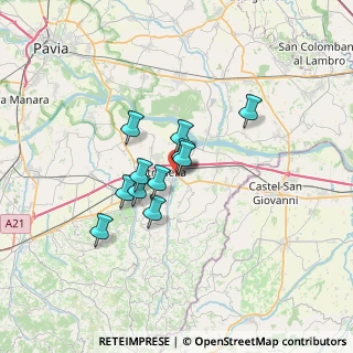 Mappa Via Fratelli Cervi, 27049 Stradella PV, Italia (4.74455)