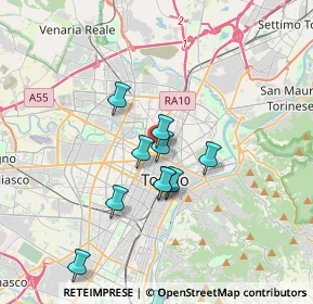 Mappa Via F. Cigna, 10152 Torino TO, Italia (3.22)