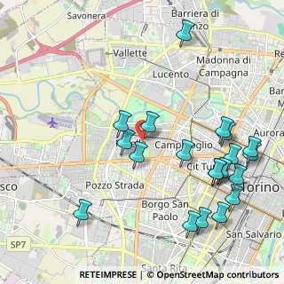 Mappa Corso Monte Grappa, 10146 Torino TO, Italia (2.434)