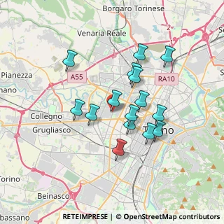 Mappa Corso Monte Grappa, 10146 Torino TO, Italia (2.99933)