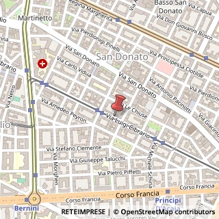 Mappa Via Luigi Cibrario, 38, 10144 Torino, Torino (Piemonte)