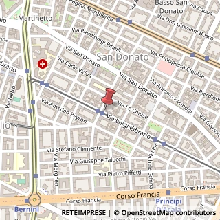 Mappa Via Luigi Cibrario, 44, 10144 Torino, Torino (Piemonte)