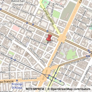 Mappa Via Giuseppe Maria Bonzanigo, 11, 10144 Torino, Torino (Piemonte)