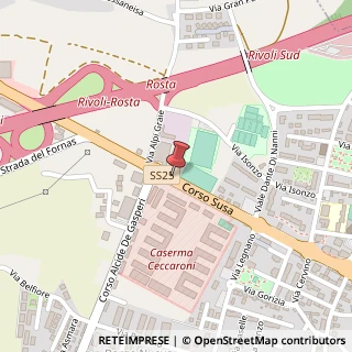 Mappa Corso Susa,  242, 10098 Rivoli, Torino (Piemonte)