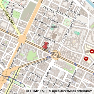 Mappa Corso Regina Margherita,  145, 10122 Torino, Torino (Piemonte)