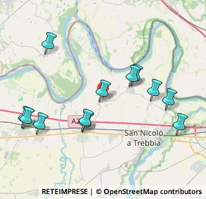 Mappa Strada Corti, 29010 Calendasco PC, Italia (4.12917)