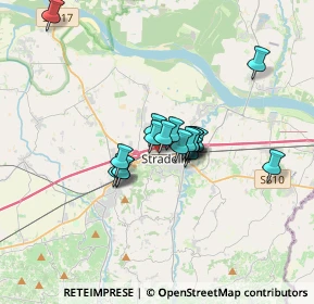 Mappa Via Valle Badia, 27049 Stradella PV, Italia (3.022)
