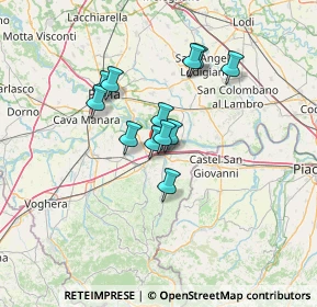 Mappa Via Valle Badia, 27049 Stradella PV, Italia (9.885)